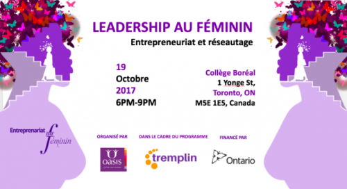 Leadership au Féminin Entrepreneuriat et réseautage college boreal